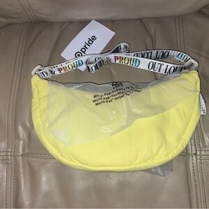 Yellow Adult Sling Bag NWT Pride Target Cute Fashion Fun Art Chic Style Carry On